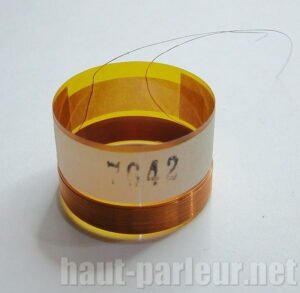 Bobine mobile haut-parleur diamètre 25,4 mm hauteur 18 mm