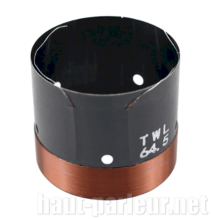 Bobine mobile haut-parleur diamètre 64,5 mm hauteur 55 mm