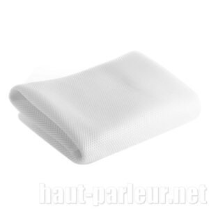Tissus d'enceinte acoustique blanc 140 cm x 50 cm