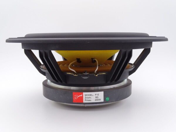Haut-parleur 28,6 cm - grave subwoofer - 200 watts - 8 ohms - membrane kevlar - suspension caoutchouc - HiVi Research Swans F10