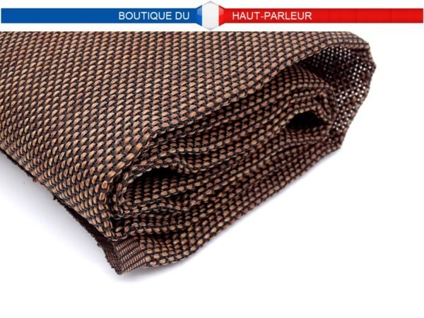 Tissu acoustique à maille épaisse tressage Vintage 150 x 50 cm