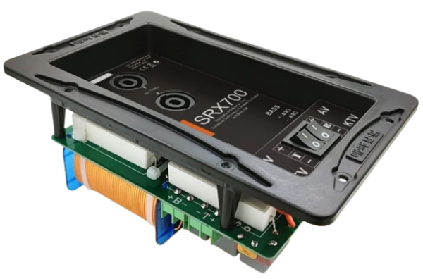 pa-2500M filtre professionnel 2 voies sur embase neutrik